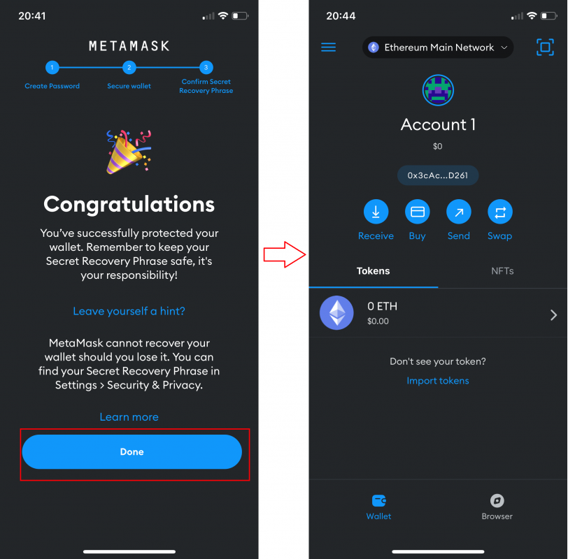 How To Create A Metamask Wallet on Mobile GOGA